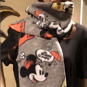 Mickey and Minnie  XLong Fleece Scarf Teen-Adult